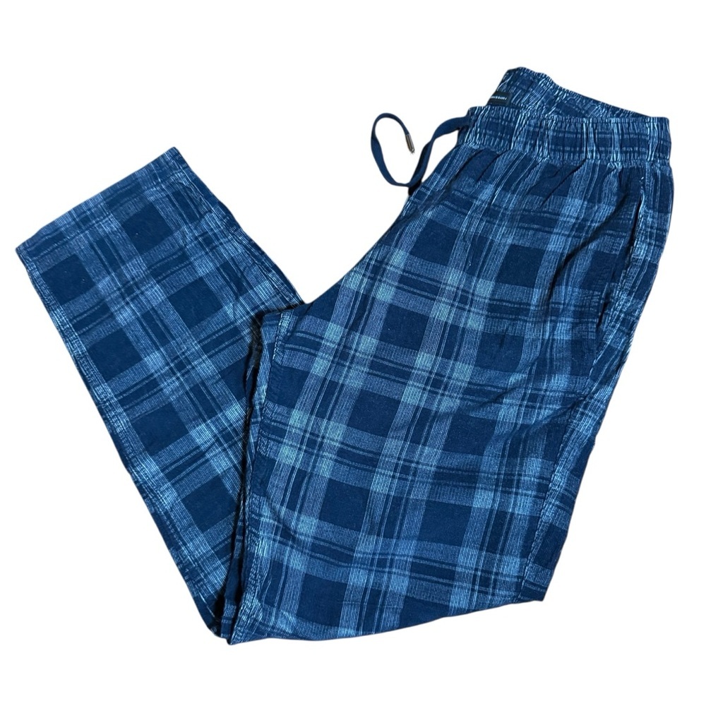Intimissimi| Men’s Blue Long Plaid Lounge Pants|Pajamas- Size M